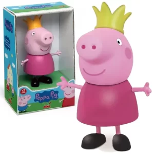 Boneco Personagem Peppa Pig Princesa em Vinil