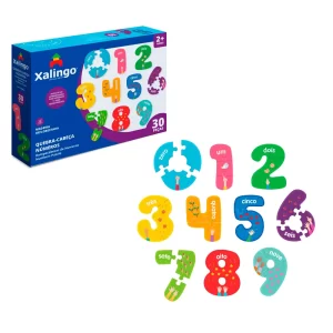 Brinquedo Educativo - Quebra Cabeça Números