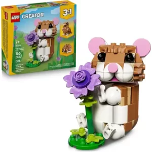 Lego Creator 3 em 1 - Hamster Adorável com uma Flor