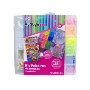 Kit Pulseiras da Amizade Média - Pastel Colors