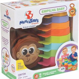Brinquedo Empilha Baby Macaco