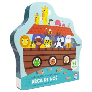 Livro Quebra-Cabeça Animado - Arca de Noé