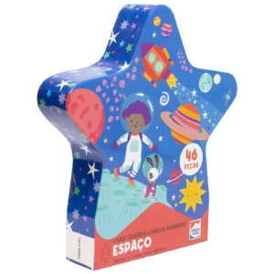 Livro Quebra-Cabeça Animado - Espaço
