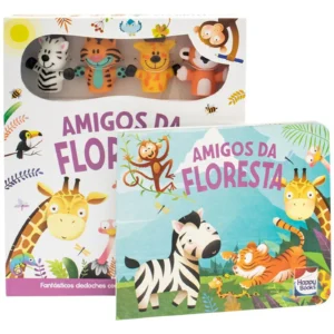 Livro Diversão com Dedoches  - Amigos da Floresta