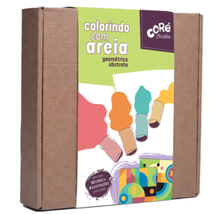 Colorindo com Areia - Geométrico Abstrato