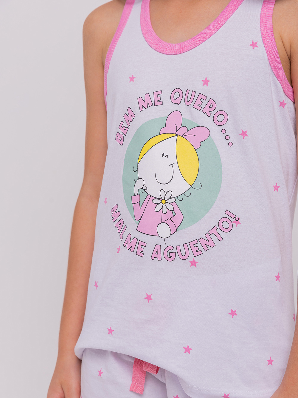 Pijama Regata Infantil - Bem me Quer - Imagem 2