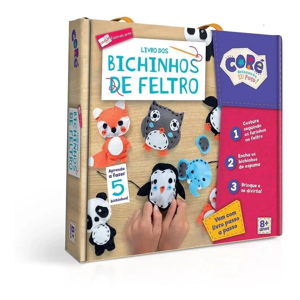 Coleção Fazendo Arte - Livro dos Bichinhos de Feltro