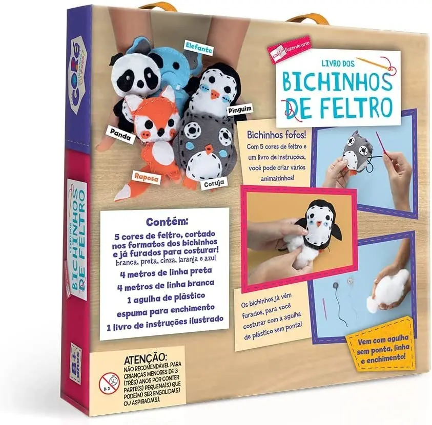 Coleção Fazendo Arte - Livro dos Bichinhos de Feltro - Imagem 2
