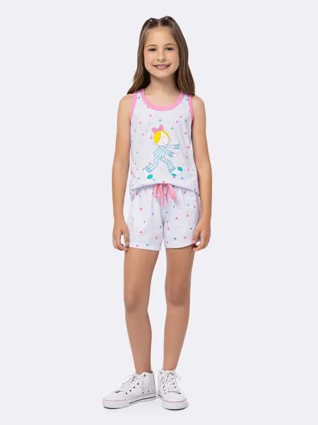 Pijama Regata Infantil - Petit Poá - Imagem 2
