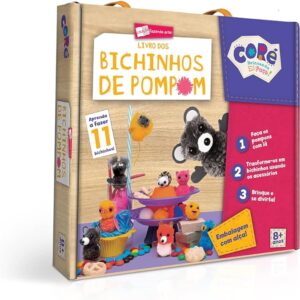 Coleção Fazendo Arte - Livro dos Bichinhos de Pompom