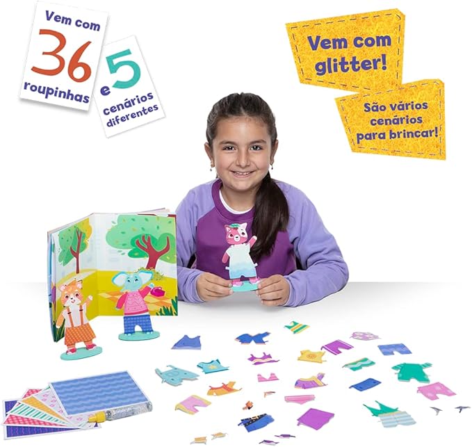 Coleção Brincando eu Faço - Kit de Roupinhas - Imagem 3