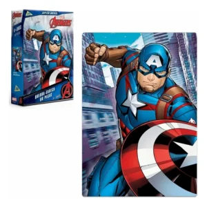 Quebra Cabeça 60 Peças - Os Vingadores - Capitão América