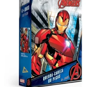 Quebra Cabeça 60 Peças - Os Vingadores - Homem de Ferro