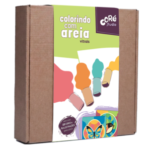 Colorindo com Areia - Vitrais