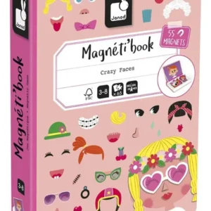 Livro Magnético Infantil - Crazy Faces Meninas