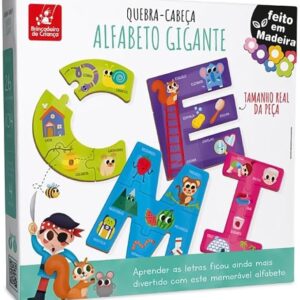 Jogo Educativo - Quebra Cabeça Alfabeto Gigante