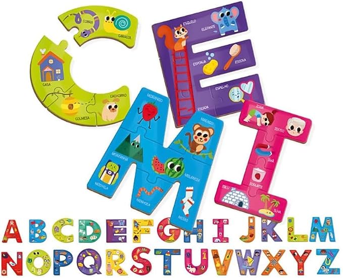 Jogo Educativo - Quebra Cabeça Alfabeto Gigante - Imagem 4