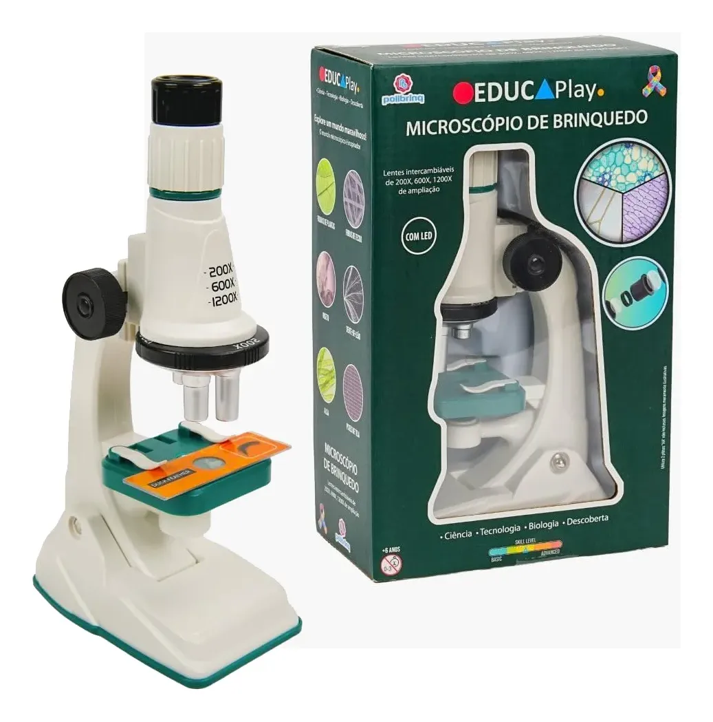 Microscópio de Brinquedo