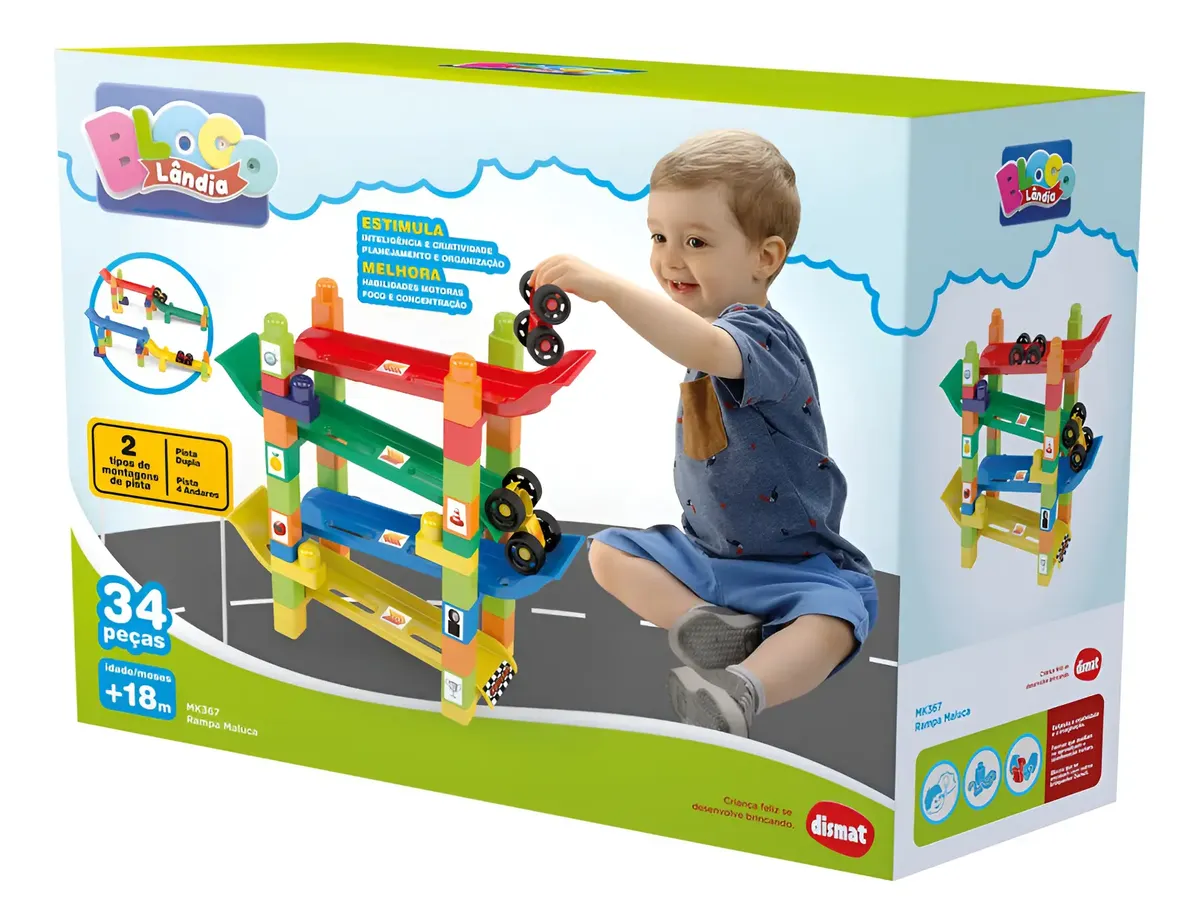 Brinquedo para Montar - Rampa Maluca