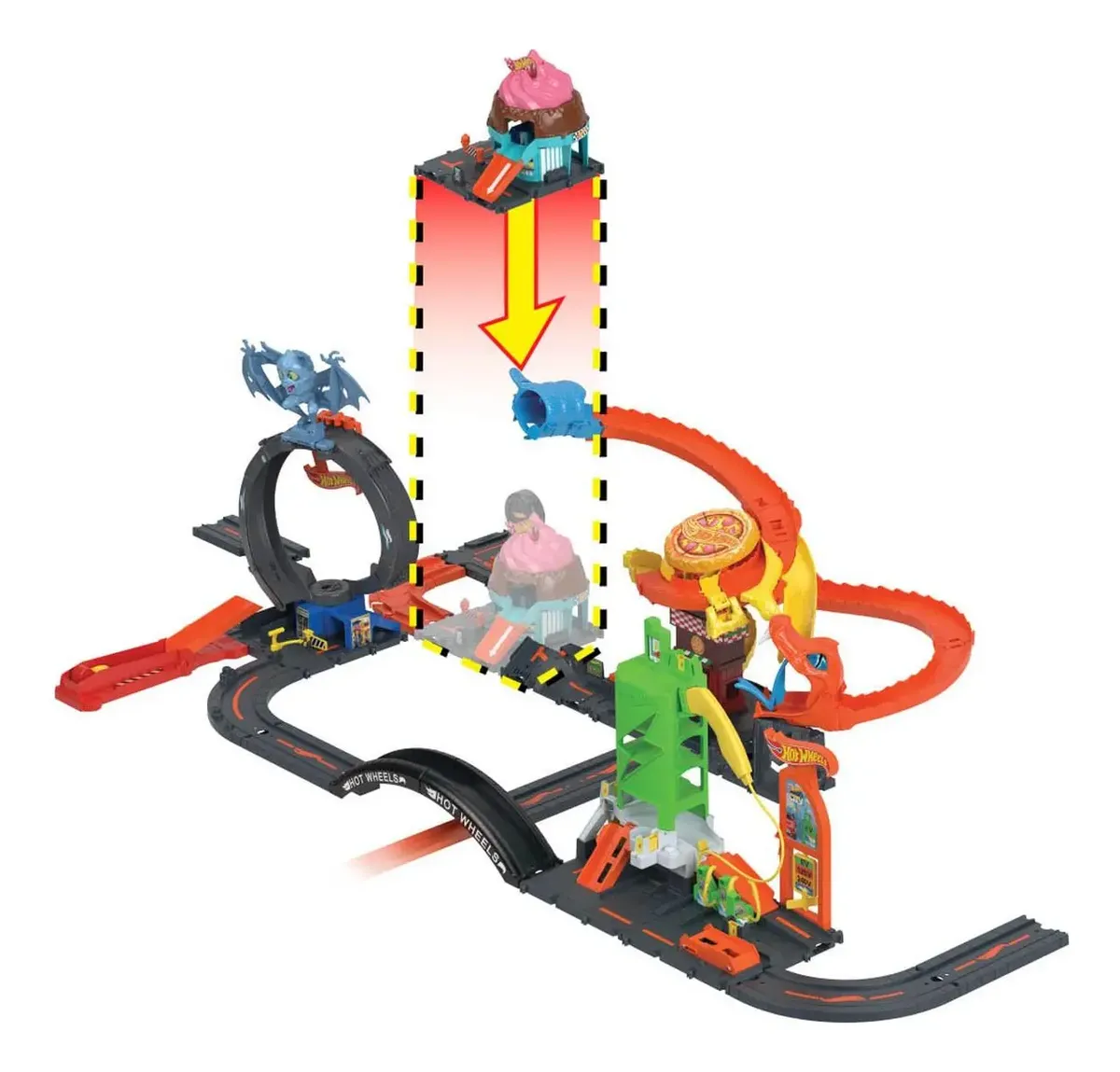 Hot Wheels - Pista City conjunto Sorveteria - Imagem 3
