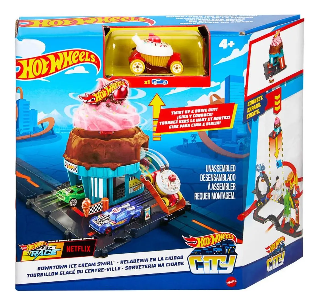 Hot Wheels - Pista City conjunto Sorveteria - Imagem 5