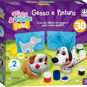 Kit Pinte e Molde 3D- Pets