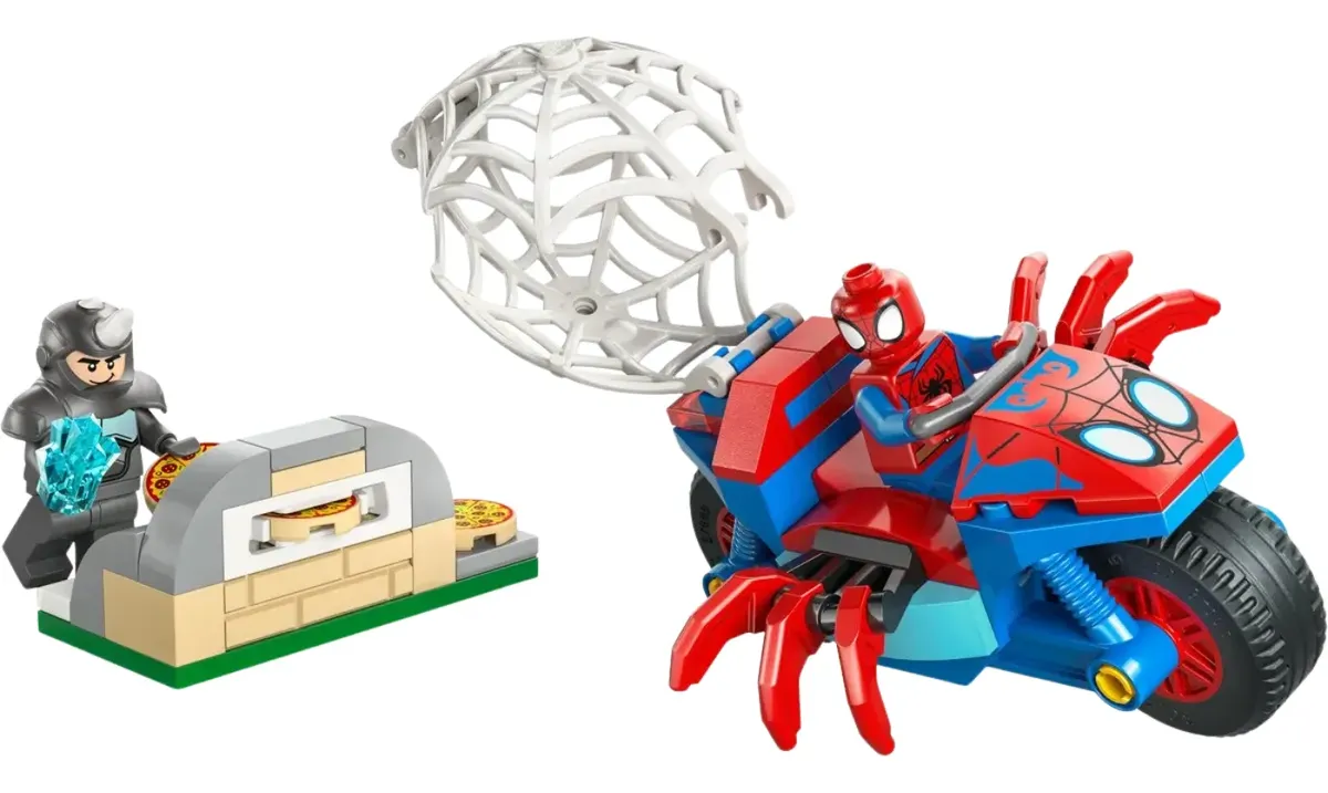 Lego Marvel - Spidey em sua Motocicleta vs Rhino - Imagem 4
