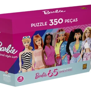 Quebra Cabeça Panorama com 350 Peças - Barbie 65 Anos