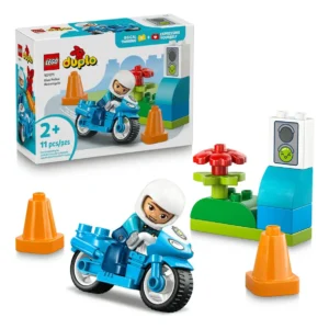 Lego Duplo - Motocicleta da Policia Azul