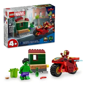 Lego Marvel - Homem de Ferro com Motocicleta e o Hulk
