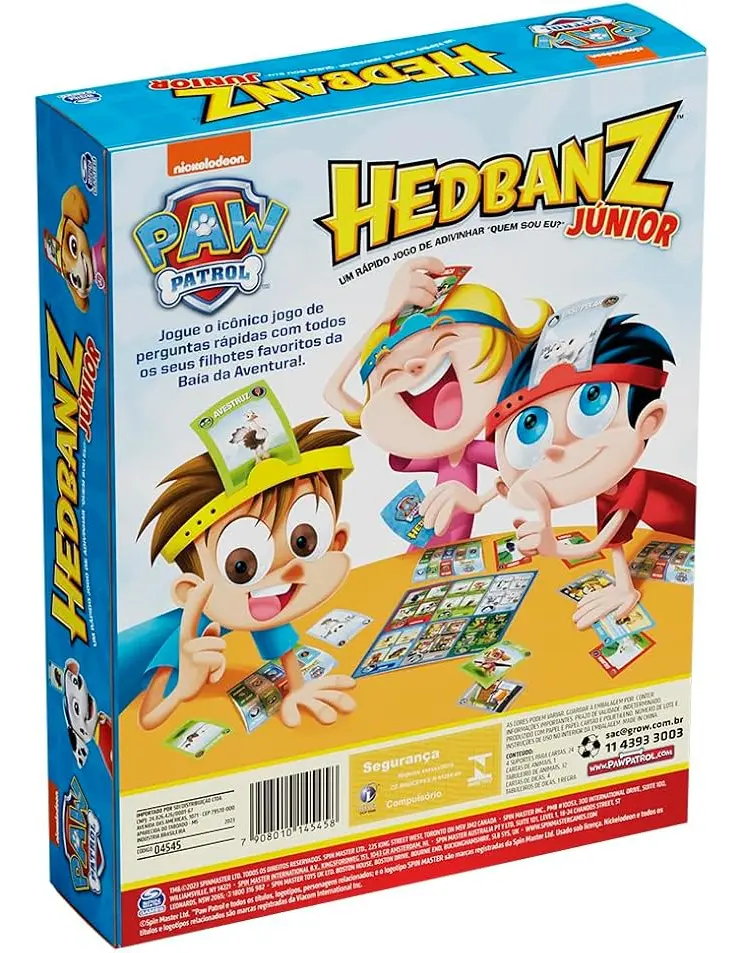 Jogo Hedbanz Jr. - Patrulha Canina - Imagem 2