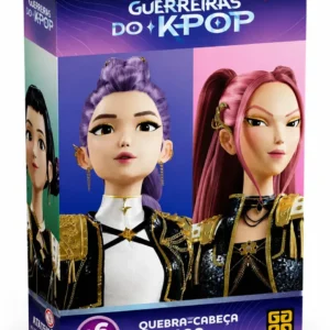 Jogo Quebra Cabeça com 100 Peças - Guerreiras do K-Pop