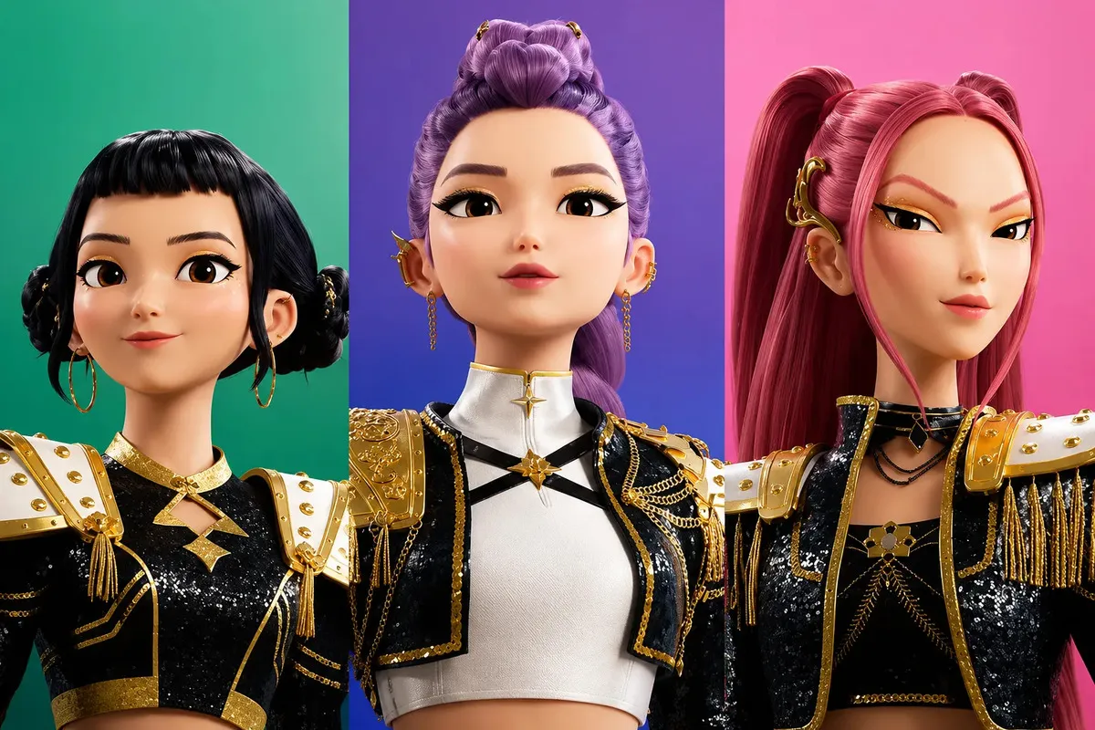 Jogo Quebra Cabeça com 100 Peças - Guerreiras do K-Pop - Imagem 3