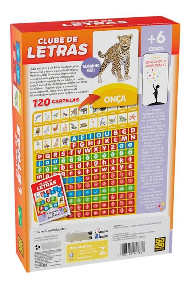 Jogo Educativo Clube de Letras - Imagem 2