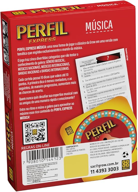 Jogo Perfil Express Música - Imagem 2