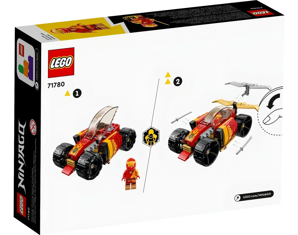 Lego Ninjago - Carro de Corrida Ninja Evo do Kai - Imagem 3