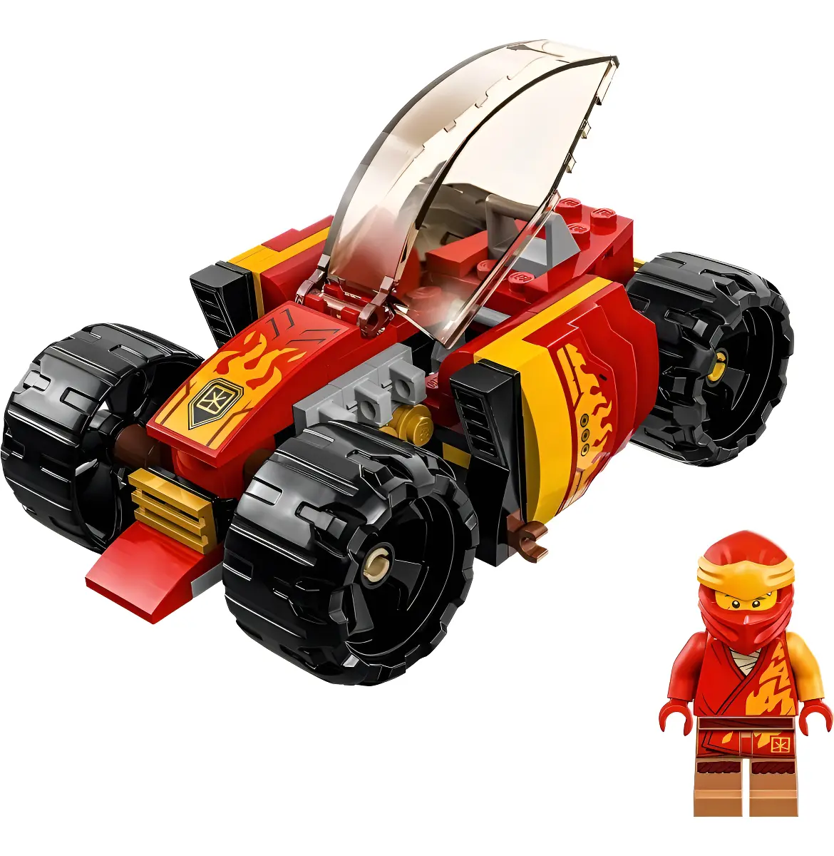Lego Ninjago - Carro de Corrida Ninja Evo do Kai - Imagem 5