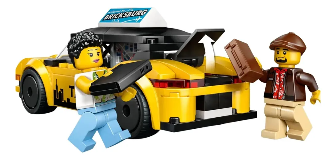 Lego City - Taxi Amarelo - Imagem 3