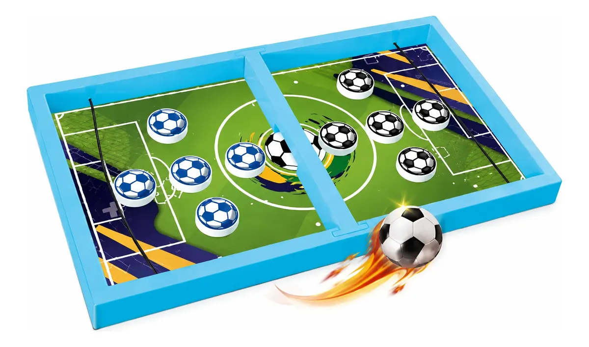Futebol de Botão - Futebol Game com 10 Discos - Imagem 2