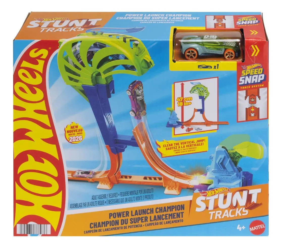 Hot Wheels - Pista Stunt Tracks Power Launch