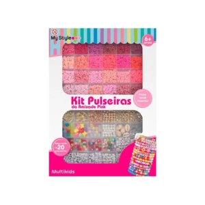 Kit de Pulseiras da Amizade Grande - Pink