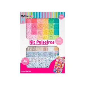Kit de Pulseiras da Amizade Grande - Rainbow