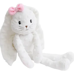 Pelúcia Coelho Laço Rosa 43cm