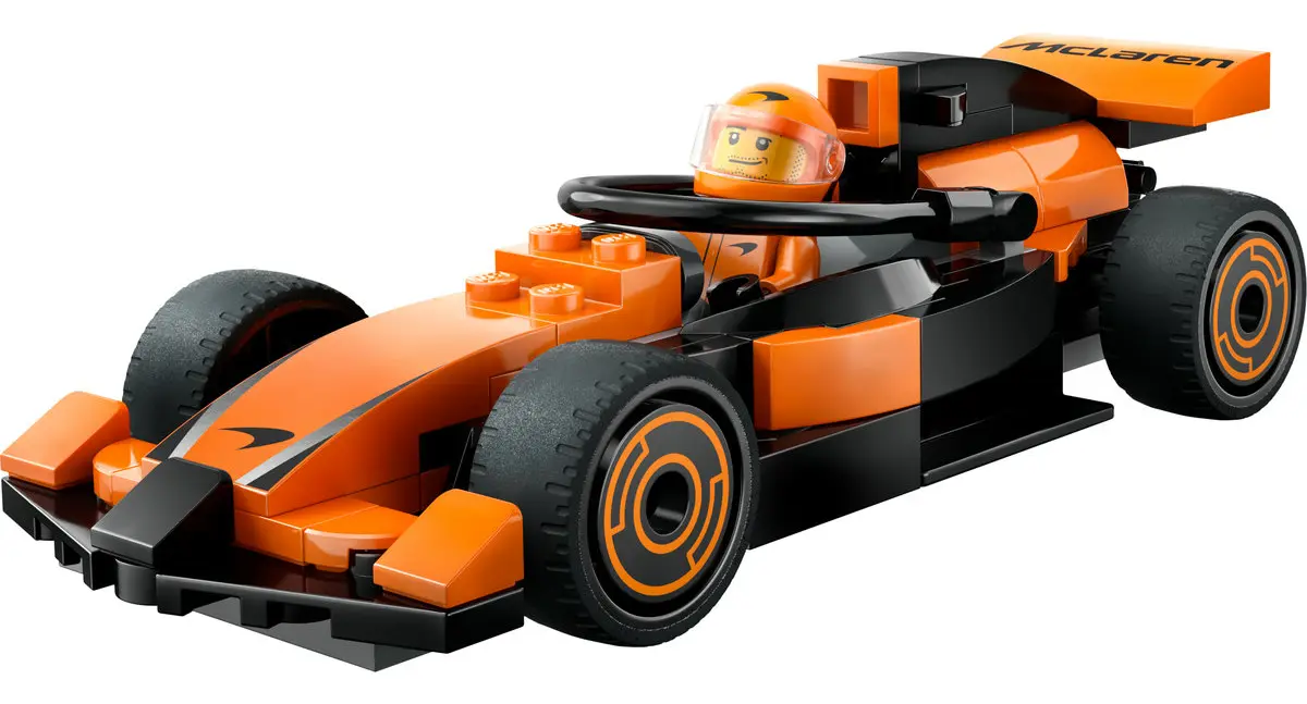Lego City - Piloto de F1 com Carro de Corrida Mclaren - Imagem 3