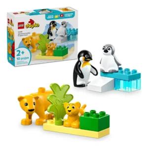 Lego Duplo - Famílias de Animais Selvagens - Pinguins e Leões