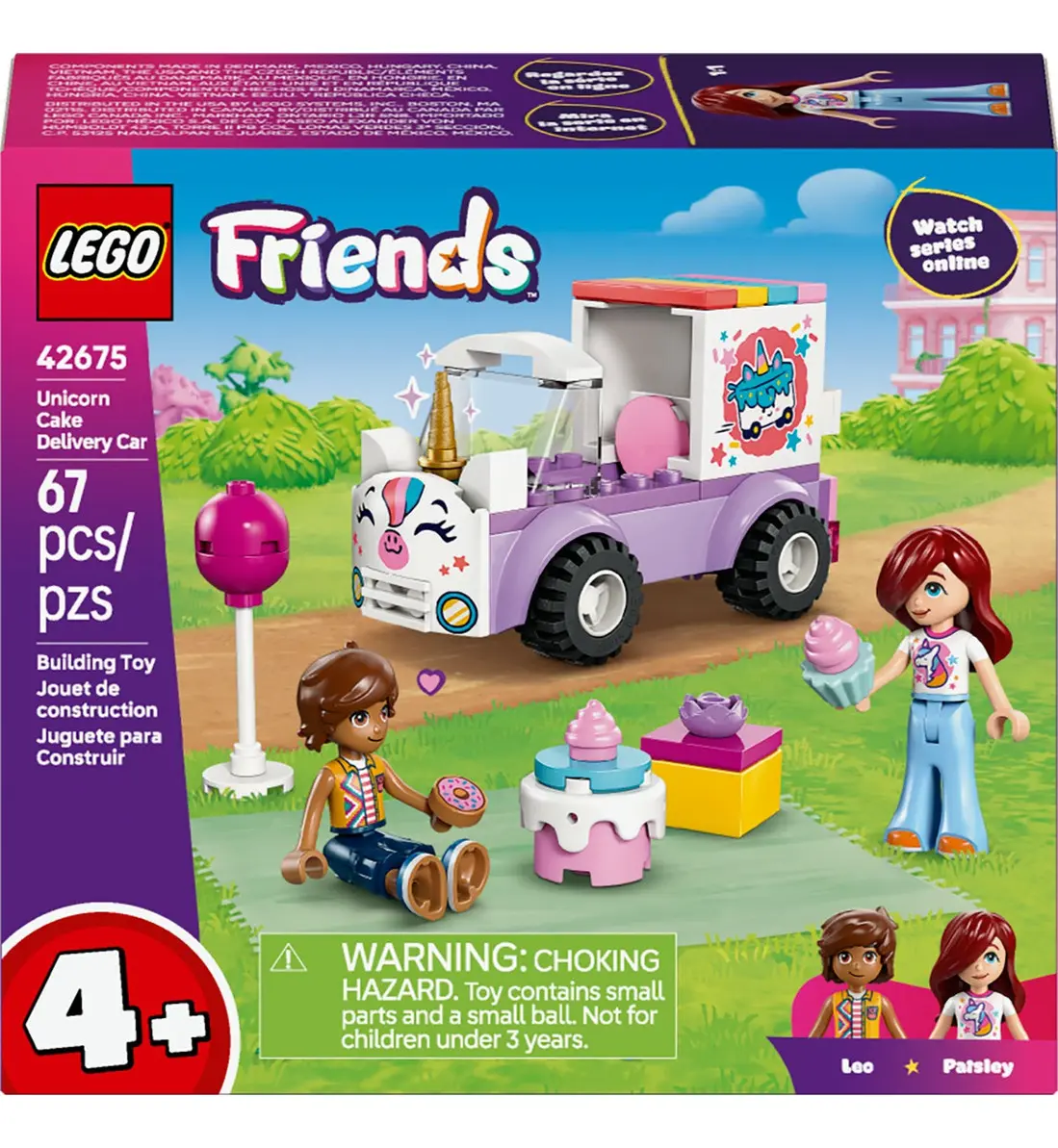 Lego Friends - Carro Unicórnio de Entregas de Bolo