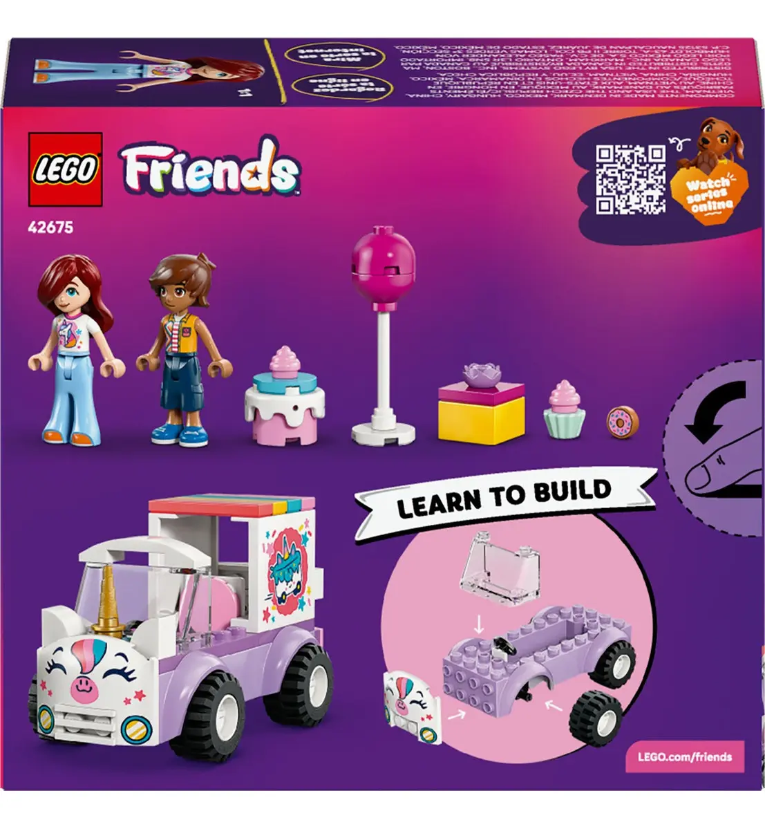 Lego Friends - Carro Unicórnio de Entregas de Bolo - Imagem 2